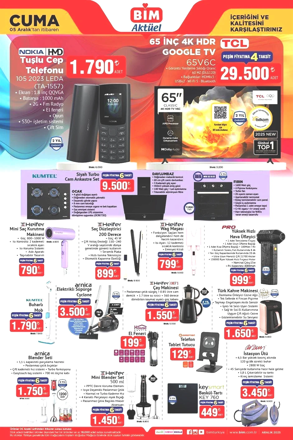 5 ARALIK CUMA BİM AKTÜEL KATALOGU 5 ARALIK CUMA BİM AKTÜEL KATALOGU