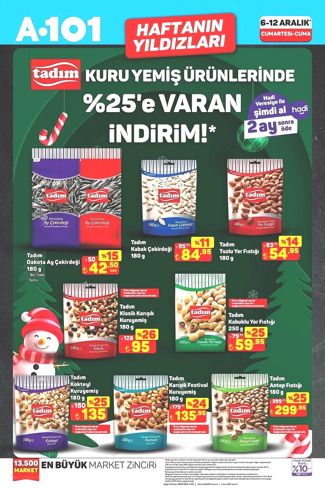 6-12 ARALIK A101 AKTÜEL İNDİRİMLERİ 6-12 ARALIK A101 AKTÜEL İNDİRİMLERİ