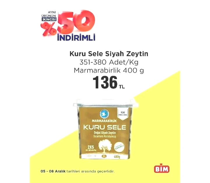 BİM market 05-08 Aralık 2025 "Aynı Ürünün İkincisi Yüzde 50 İndirimli" kataloğu yayımlandı! - Sayfa 2