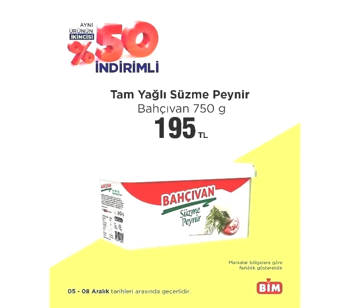 BİM market 05-08 Aralık 2025 "Aynı Ürünün İkincisi Yüzde 50 İndirimli" kataloğu yayımlandı! - Sayfa 10