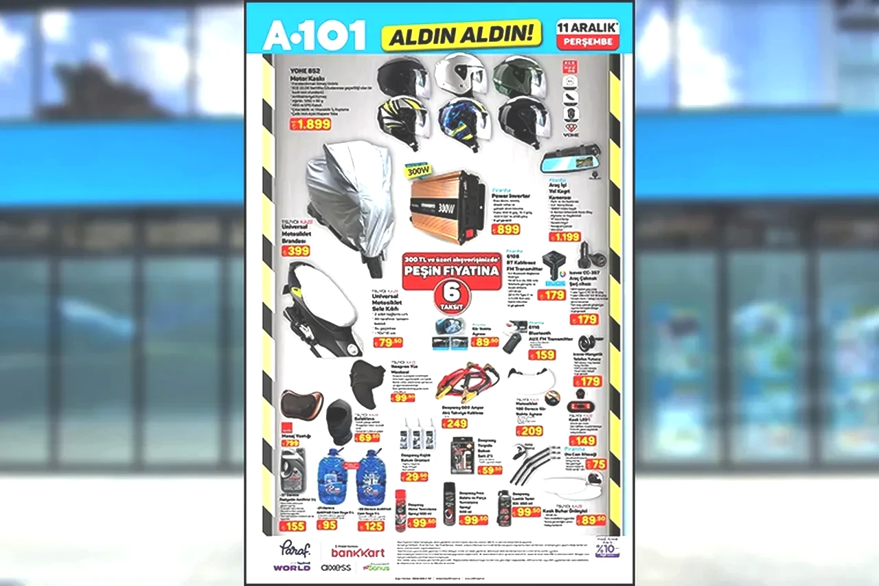 11 Aralık A101 aktüel ürünler kataloğu